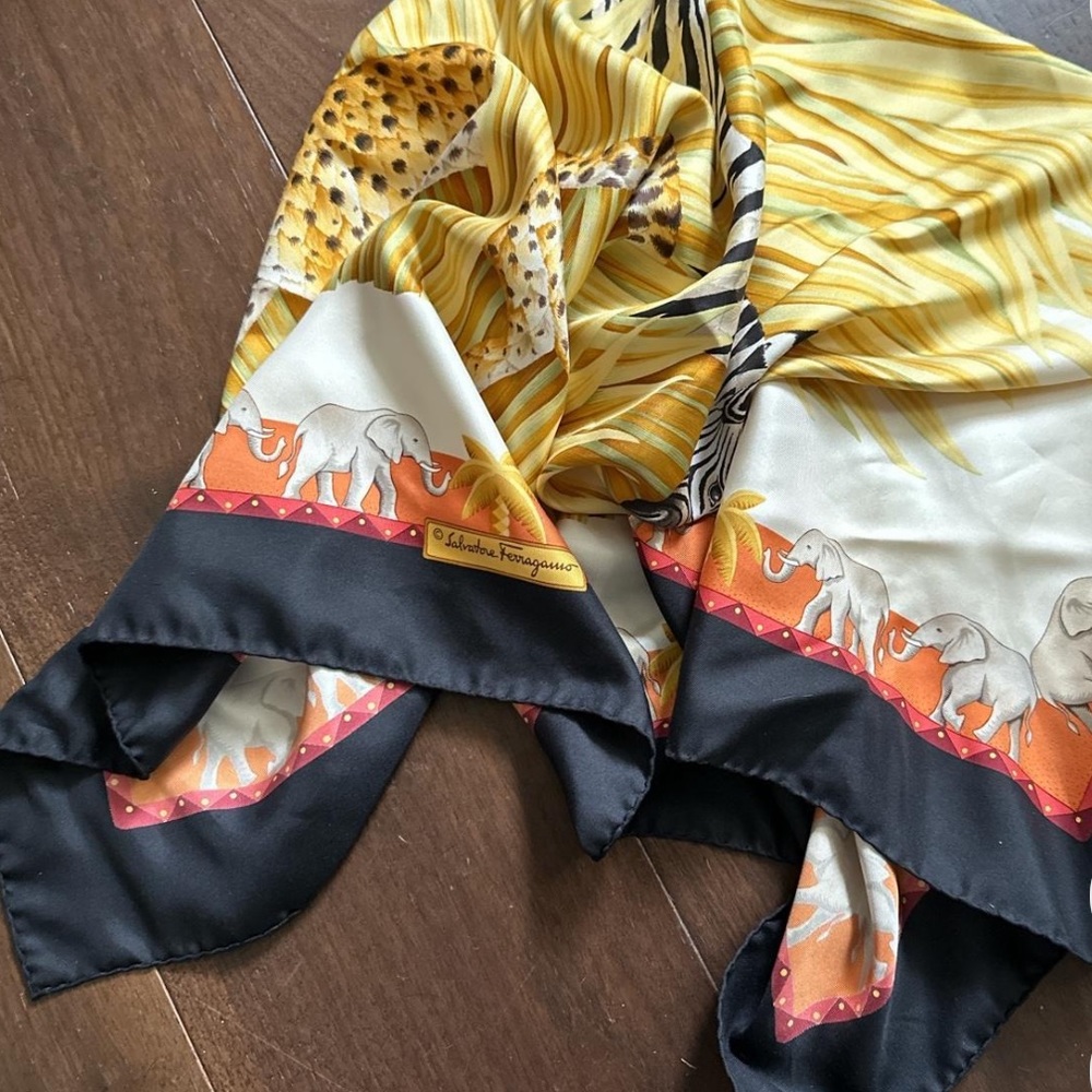 ferragamo silk scarf